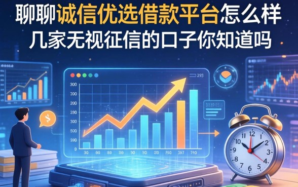 聊聊诚信优选借款平台怎么样：这几家无视征信的口子你知道吗