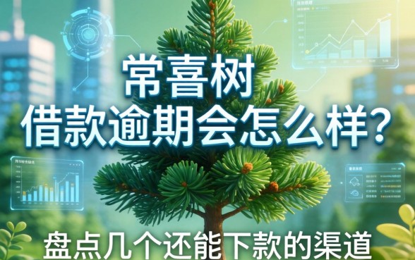 常青树借款逾期会怎么样？盘点几个还能下款的渠道