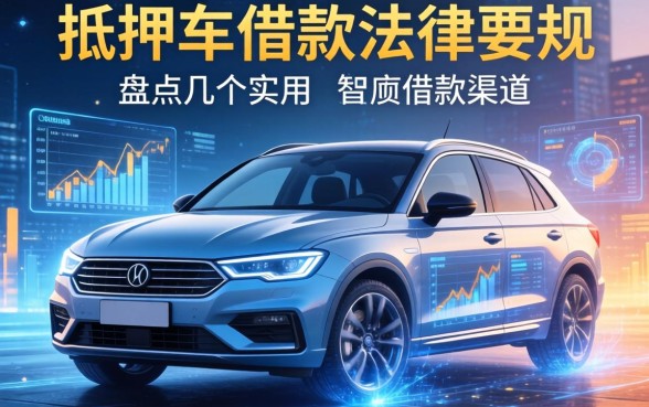 抵押车借款的法律规定有哪些？盘点几个实用的借款渠道