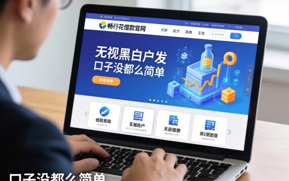 我翻了畅行花借款官网，发现无视黑白户的口子没那么简单