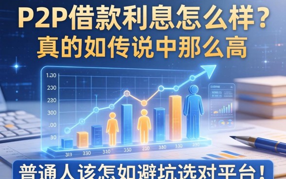 P2P借款利息怎么样？真的如传说中那么高吗？普通人该如何避坑选对平台？
