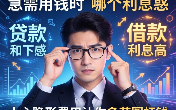 急需用钱时的困惑：贷款和借款哪个利息高？小心隐形费用让你多花冤枉钱