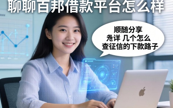 聊聊百邦借款平台怎么样，顺便分享几个不怎么查征信的下款路子