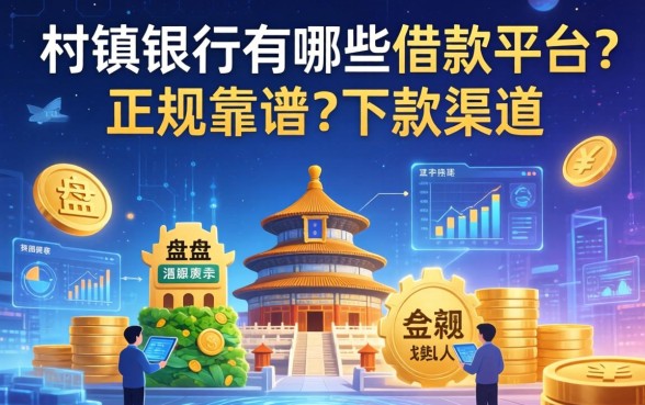 村镇银行有哪些借款平台？盘点五个正规靠谱的下款渠道