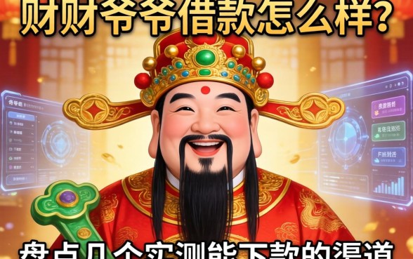 财神爷爷借款怎么样？盘点几个实测能下款的渠道