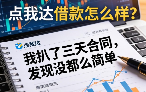 点我达借款怎么样？我扒了三天合同，发现没那么简单