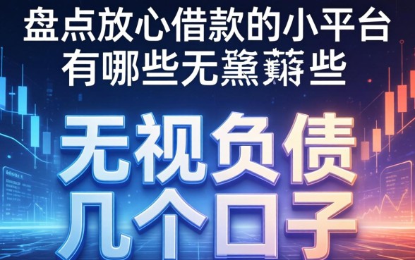 盘点放心借款的小平台有哪些，无视负债的几个口子