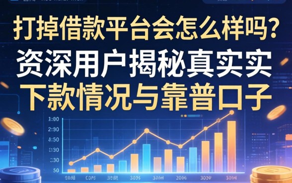 打掉借款平台会怎么样吗？资深用户揭秘真实下款情况与靠谱口子