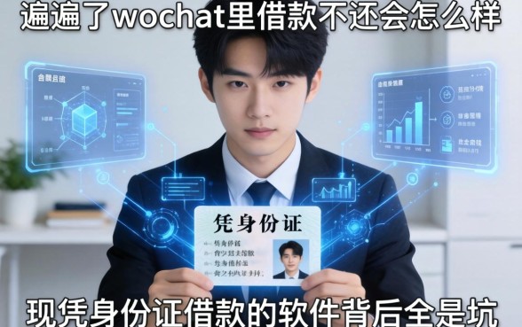 我翻遍了wochat里借款不还会怎么样，发现凭身份证借款的软件背后全是坑