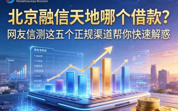北京融信天地是哪个借款？网友亲测这五个正规渠道帮你快速解惑