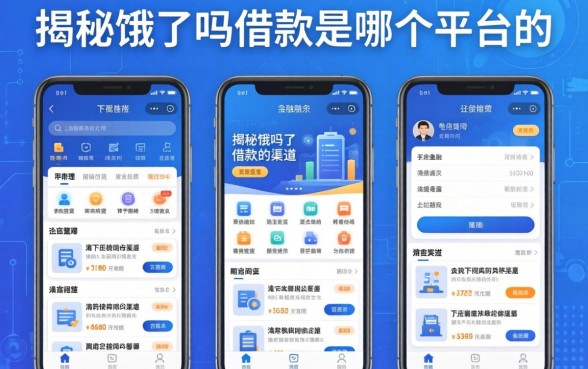 揭秘饿了吗借款是哪个平台的，整理了几个下款快的渠道