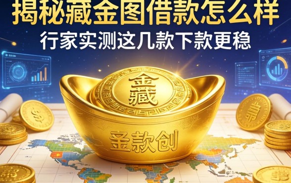 揭秘藏金图借款怎么样：行家实测这几款下款更稳