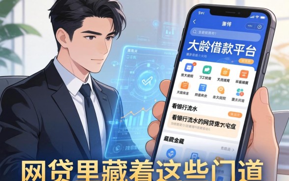我翻了十几款大龄借款平台，发现看银行流水的网贷app里藏着这些门道