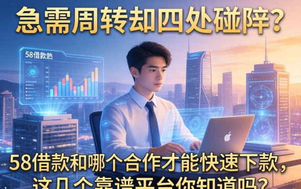 急需周转却四处碰壁？58借款和哪个合作才能快速下款，这几个靠谱平台你知道吗？
