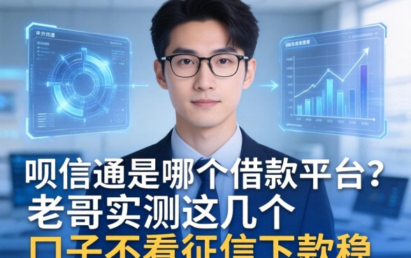 呗信通是哪个借款平台？老哥实测这几个口子不看征信下款稳