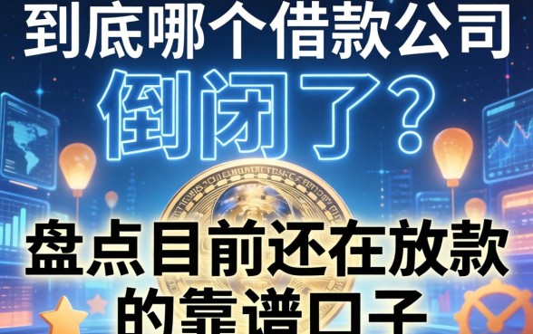 到底哪个借款公司倒闭了？盘点目前还在放款的靠谱口子