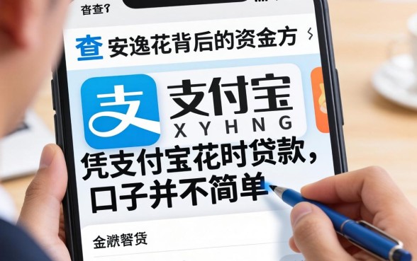 我查了安逸花背后的资金方，发现凭支付宝花呗贷款的口子并不简单