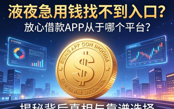 深夜急用钱找不到入口？放心借款APP属于哪个平台？揭秘背后真相与靠谱选择