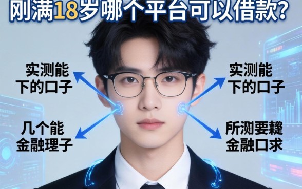刚满18岁哪个平台可以借款？整理几个实测能下的口子