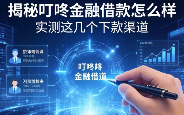 揭秘叮咚金融借款怎么样：实测这几个下款渠道