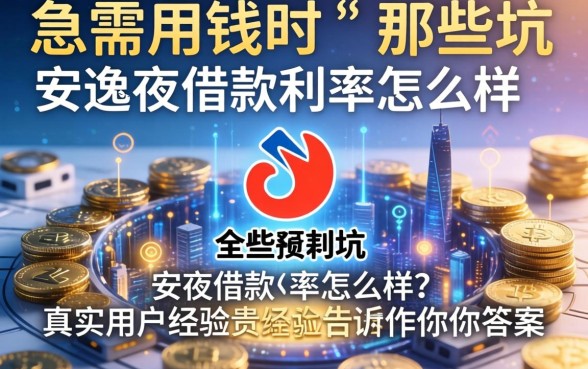 急需用钱时的那些坑，安逸花借款利率怎么样？真实用户经验告诉你答案