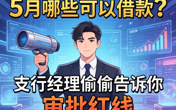 5月哪些可以借款？支行经理偷偷告诉你审批红线