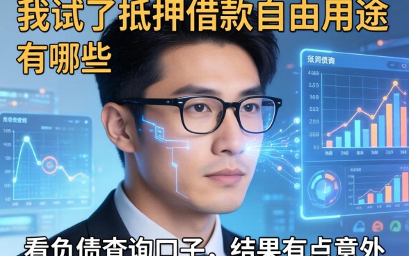 我试了抵押借款自由用途有哪些和不看负债查询的口子，结果有点意外
