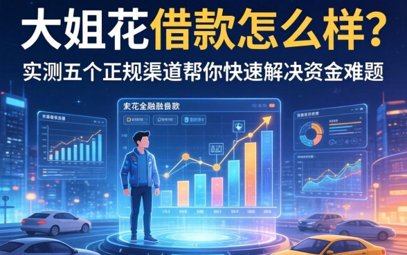 大姐花借款怎么样？实测五个正规渠道帮你快速解决资金难题