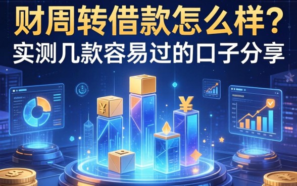 财周转借款怎么样？实测几款容易过的口子分享