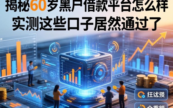 揭秘60岁黑户借款平台怎么样：实测这些口子居然通过了