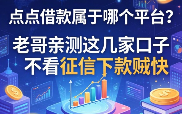 点点借款属于哪个平台？老哥亲测这几家口子不看征信下款贼快