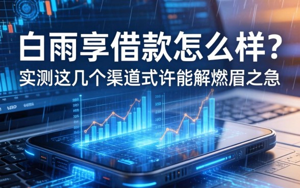 白雨享借款怎么样？实测这几个渠道或许能解燃眉之急