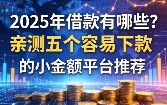 2025年借款有哪些？亲测五个容易下款的小额平台推荐