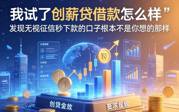 我试了创薪贷借款怎么样，发现无视征信秒下款的口子根本不是你想的那样