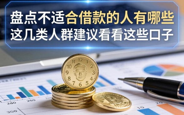 盘点不适合借款的人有哪些，这几类人群建议看看这些口子