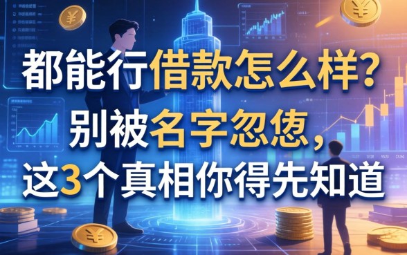 都能行借款怎么样？别被名字忽悠，这3个真相你得先知道