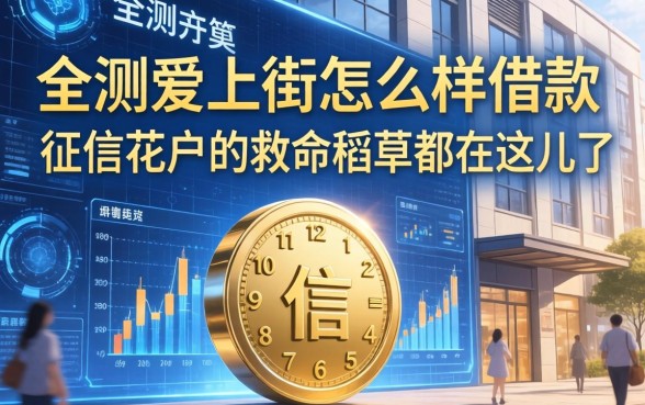 实测爱上街怎么样借款：征信花户的救命稻草都在这儿了