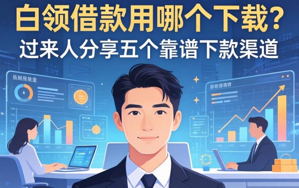 白领借款用哪个下载？过来人分享五个靠谱下款渠道