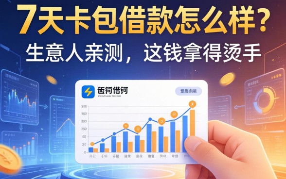 7天卡包借款怎么样？生意人亲测，这钱拿得烫手