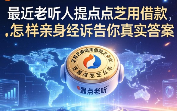 最近老听人提点点芝麻信用借款怎么样，亲身经历告诉你真实答案