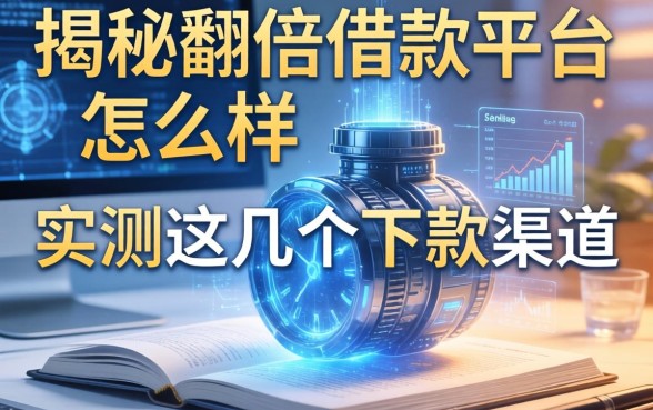 揭秘翻倍借款平台怎么样：实测这几个下款渠道