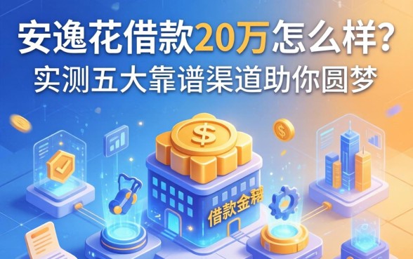安逸花借款20万怎么样？实测五大靠谱渠道助你圆梦