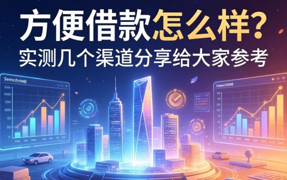 方便借款怎么样？实测几个渠道分享给大家参考