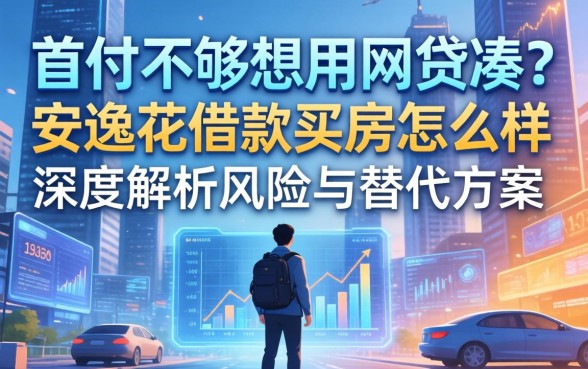 首付不够想用网贷凑？安逸花借款买房怎么样？深度解析风险与替代方案