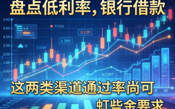 盘点低利率的银行借款有哪些，这两类渠道通过率尚可