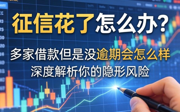 征信花了怎么办？多家借款但是没逾期会怎么样？深度解析你的隐形风险