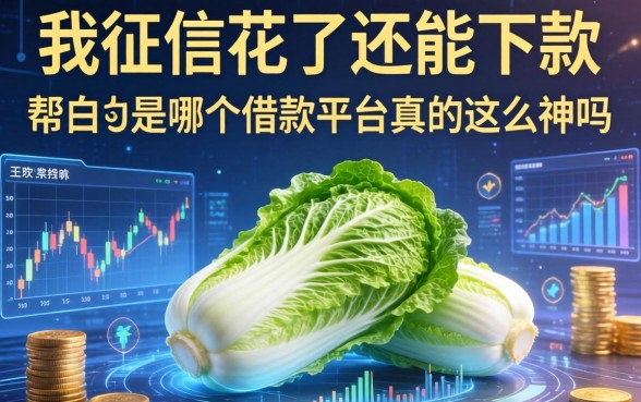 我征信花了还能下款，帮白菜是哪个借款平台真的这么神吗