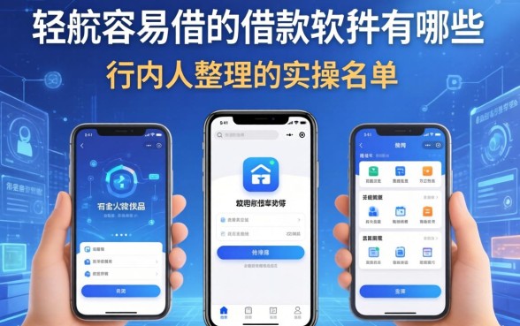 比较容易借的借款软件有哪些？行内人整理的实操名单