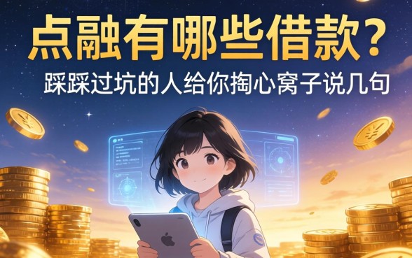 点融有哪些借款？一个踩过坑的人给你掏心窝子说几句