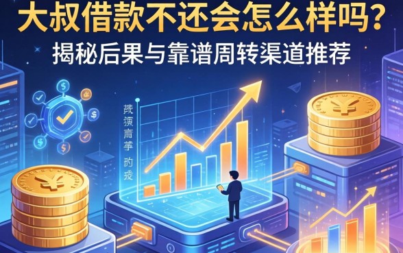 大叔借款不还会怎么样吗？揭秘后果与靠谱周转渠道推荐